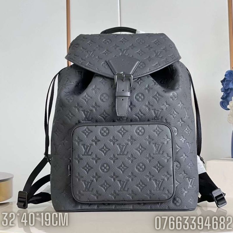 Balo nu Louis Vuitton hoa tiet hoa chim mau den size 32 BLLV01