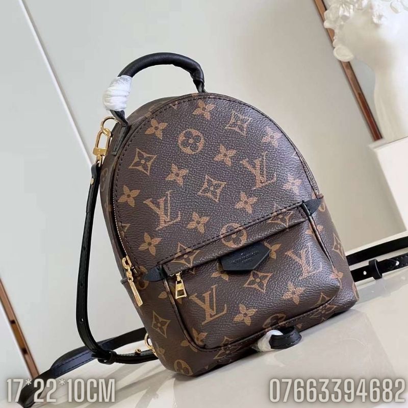 Balo nu Louis Vuitton hoa tiet hoa logo mau nau BLLV03 2