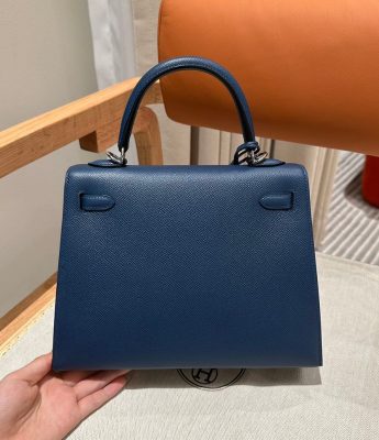 Tui Hermes Kelly sz 25 da spon mau xanh 2