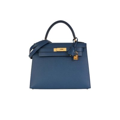 Tui Hermes Kelly sz 25 da spon mau xanh