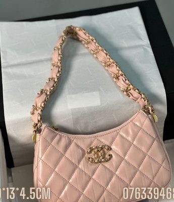 Tui nu Chanel 23K mau hong TNCN28 2