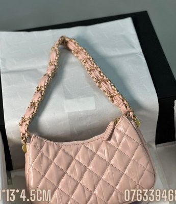 Tui nu Chanel 23K mau hong TNCN28 4