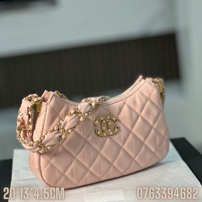 Tui nu Chanel 23K mau hong TNCN28