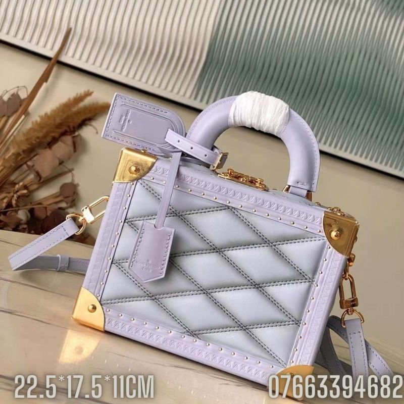 Tui nu Louis Vuitton hinh hop mau xanh duong TNLV17 5