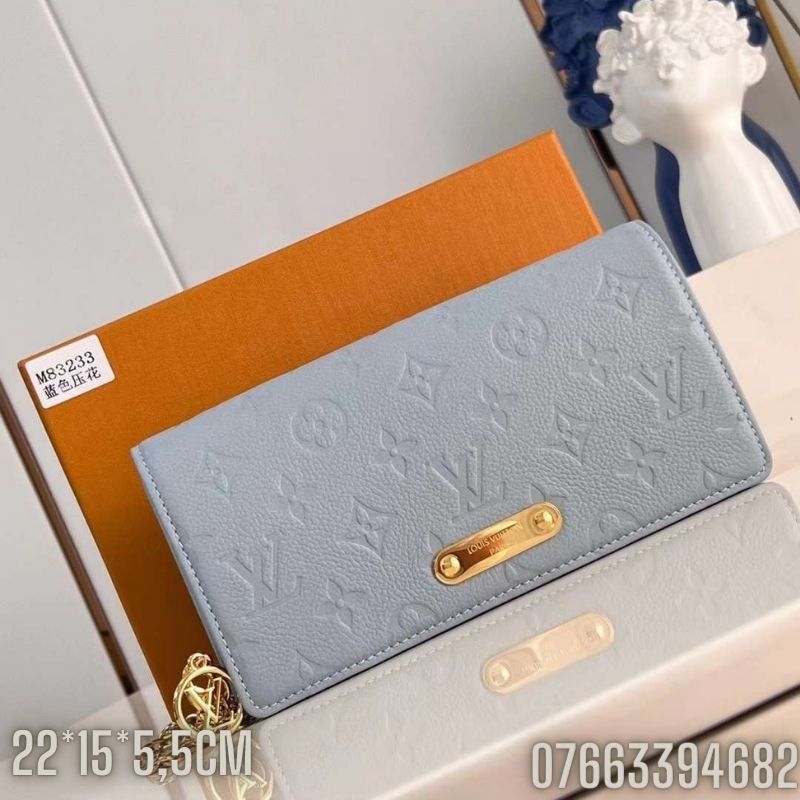 Tui nu Louis Vuitton hoa tiet hoa chim dang dai mau xanh TNLV18 7