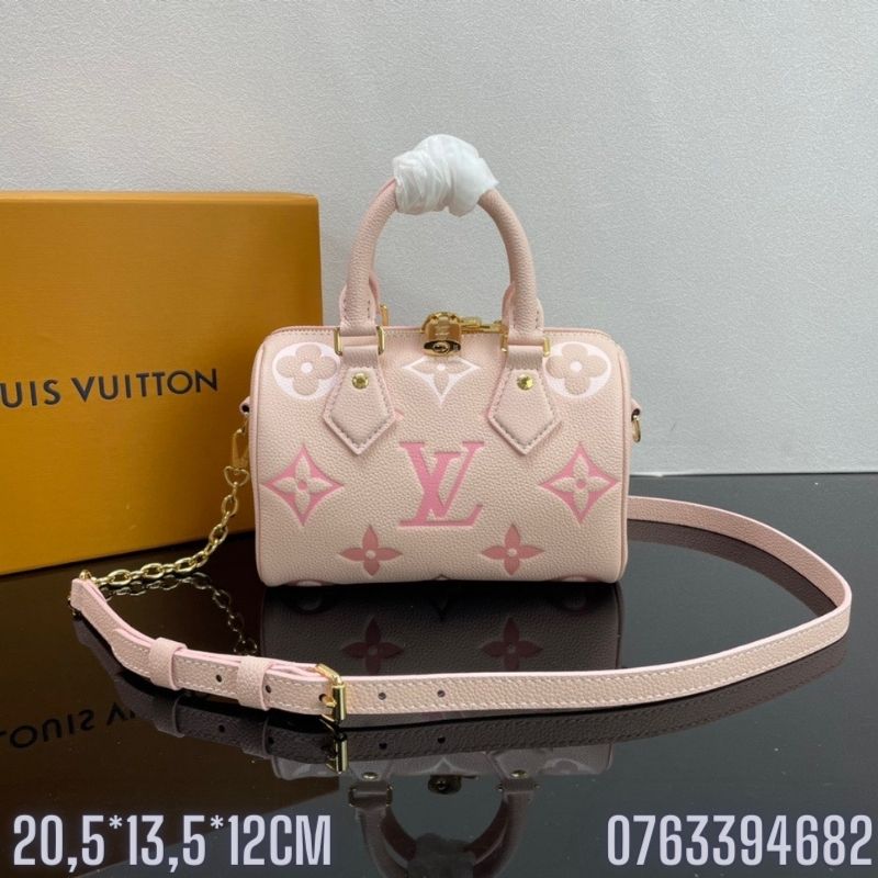 Tui nu Louis Vuitton hoa tiet hoa chim mau hong dang tui bom TNLV12