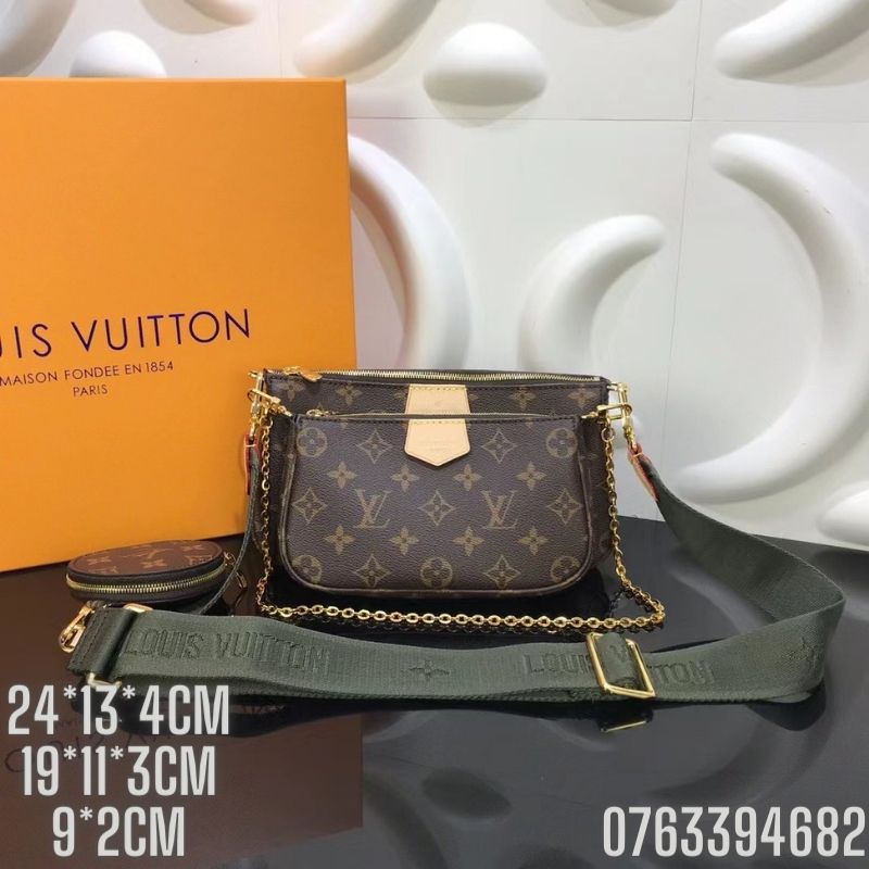 Tui nu louis Vuitton hoa tiet hoa mau nau 3 in 1 TNLV08 5