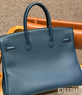 Tui xach Hermes Birkin mau xanh da Togo 1