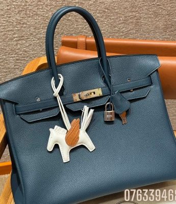 Tui xach Hermes Birkin mau xanh da Togo 2