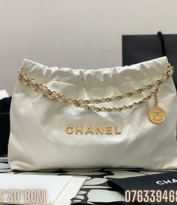 Tui xach nu Chanel Hobo mau trang TNCN20