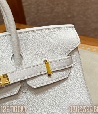 Tui xach nu Hermes Birkin mau trang da Togo TNHM14 5