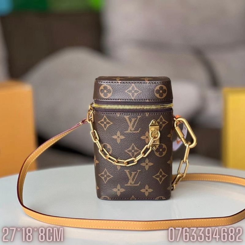 Tui xach nu Louis Vuitton hoa tiet hoa logo mau nau dang dung TNLV04 1