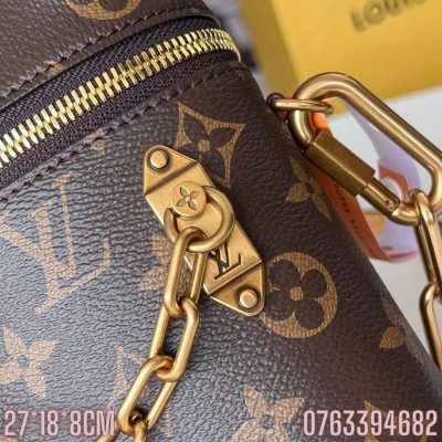 Tui xach nu Louis Vuitton hoa tiet hoa logo mau nau dang dung TNLV04 2