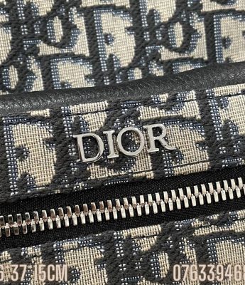 Balo Dior Oblique Rider hoa tiet Monogram BLD03 6