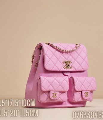 Balo nu Chanel mau hong BLCN02 3