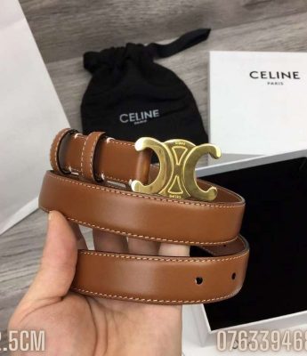 That lung nu Celine Triomphe mat khoa logo ban 2.5 cm TLCL01 6