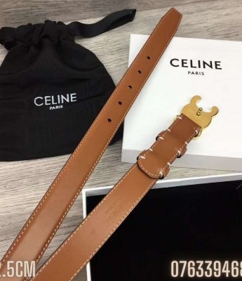 That lung nu Celine Triomphe mat khoa logo ban 2.5 cm TLCL01 9