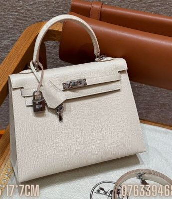 Tui Hermes Kelly da epsom mau trang sua sz 25 TNHM36 3