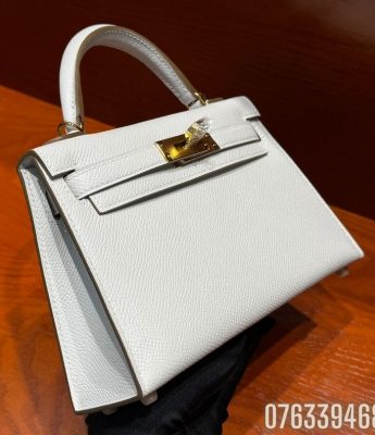 Tui Hermes Kelly mini da epsom mau trang TNHM51 1