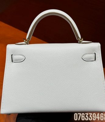 Tui Hermes Kelly mini da epsom mau trang TNHM51 3