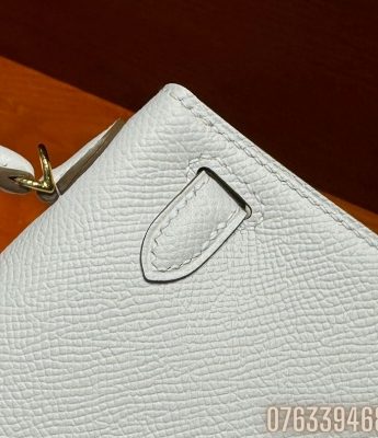 Tui Hermes Kelly mini da epsom mau trang TNHM51 5