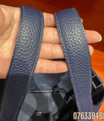 Tui xach Hermes Picotin Lock da togo xanh navy TNHM48 5