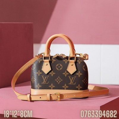 Tui xach Louis Vuitton Nano Alma mini mau nau TNLV35 2