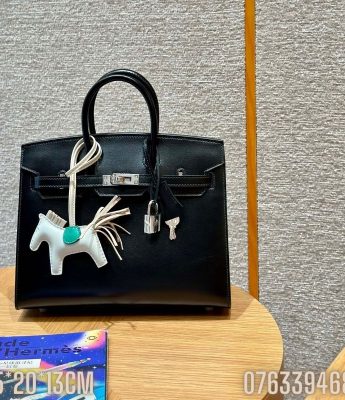 Tui xach nu Hermes Birkin da box mau den sz 25 TNHM26