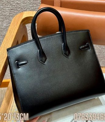 Tui xach nu Hermes Birkin da box mau den sz 25 TNHM26 5