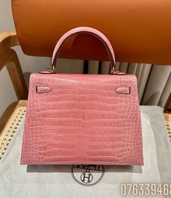 Tui xach nu Hermes Kelly da ca sau mau hong Size 25cm TNHM42 1