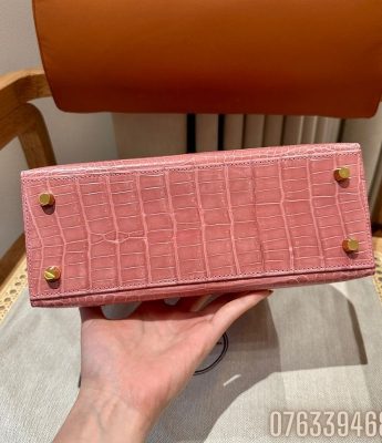 Tui xach nu Hermes Kelly da ca sau mau hong Size 25cm TNHM42 5