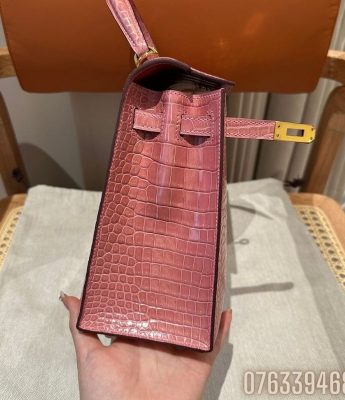 Tui xach nu Hermes Kelly da ca sau mau hong Size 25cm TNHM42 8