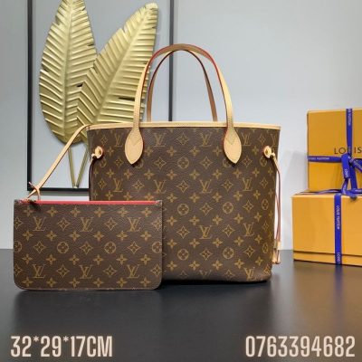 Tui xach nu Louis Vuitton Neverfull hoa tiet hoa nau TNLV42