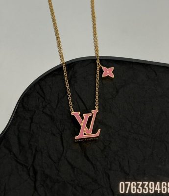 Vong co nu Louis Vuitton mat LV mau hong VCLV05 5