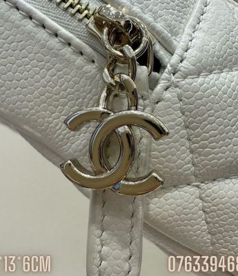 Balo Chanel Mini mau trang BLCN11 7