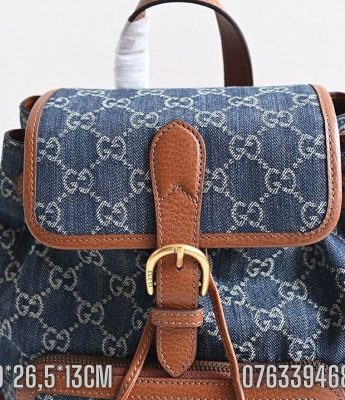 Balo Gucci Denim mini mau xanh BLGC03 2