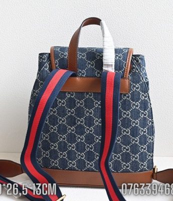 Balo Gucci Denim mini mau xanh BLGC03 8