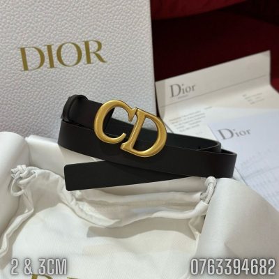 That lung nu Dior Black Leather ban 2 3cm TLDR02 4