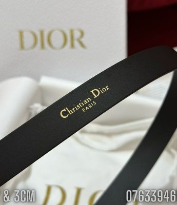 That lung nu Dior Black Leather ban 2 3cm TLDR02 5