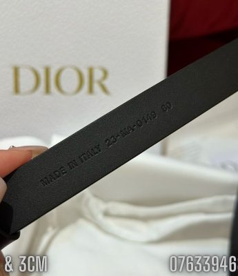 That lung nu Dior Black Leather ban 2 3cm TLDR02 8