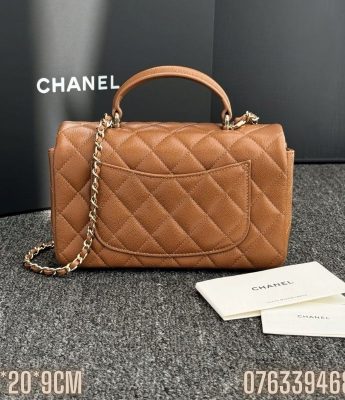 Tui Chanel Classic co quai xach mau nau TNCN42 9