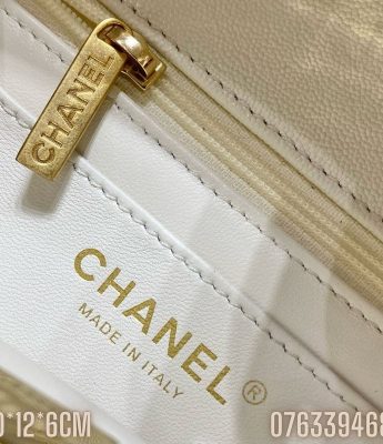 Tui Chanel Classic co quai xach mau trang TNCN41 2