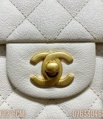 Tui Chanel Classic co quai xach mau trang TNCN41 4