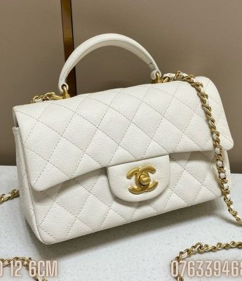 Tui Chanel Classic co quai xach mau trang TNCN41 8