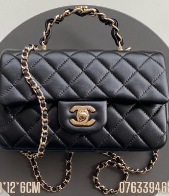 Tui Chanel Flap co quai xach mau den TNCN39 8