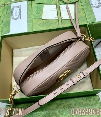 Tui Gucci GG Marmont small mau hong TNGC48 2