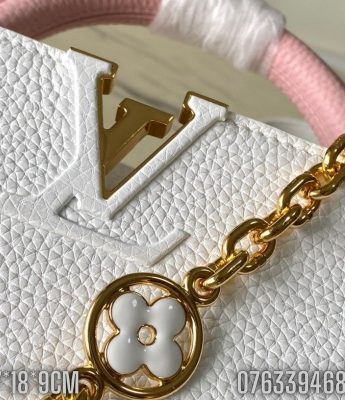 Tui nu Louis Vuitton Capucines Mini mau trang hong TNLV60 6