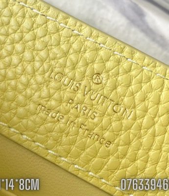 Tui nu Louis Vuitton Capucines Mini mau vang TNLV58 8