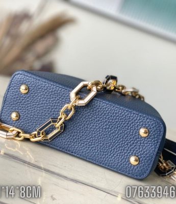 Tui nu Louis Vuitton Capucines Mini mau xanh TNLV57 2