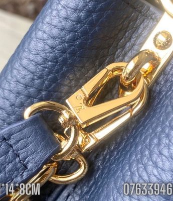 Tui nu Louis Vuitton Capucines Mini mau xanh TNLV57 6